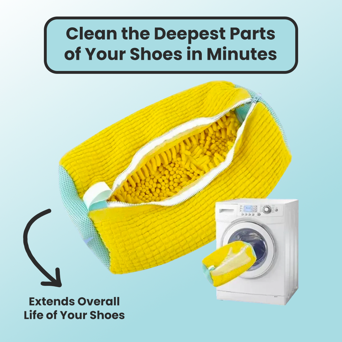 Steps Laundry Shoe Bag